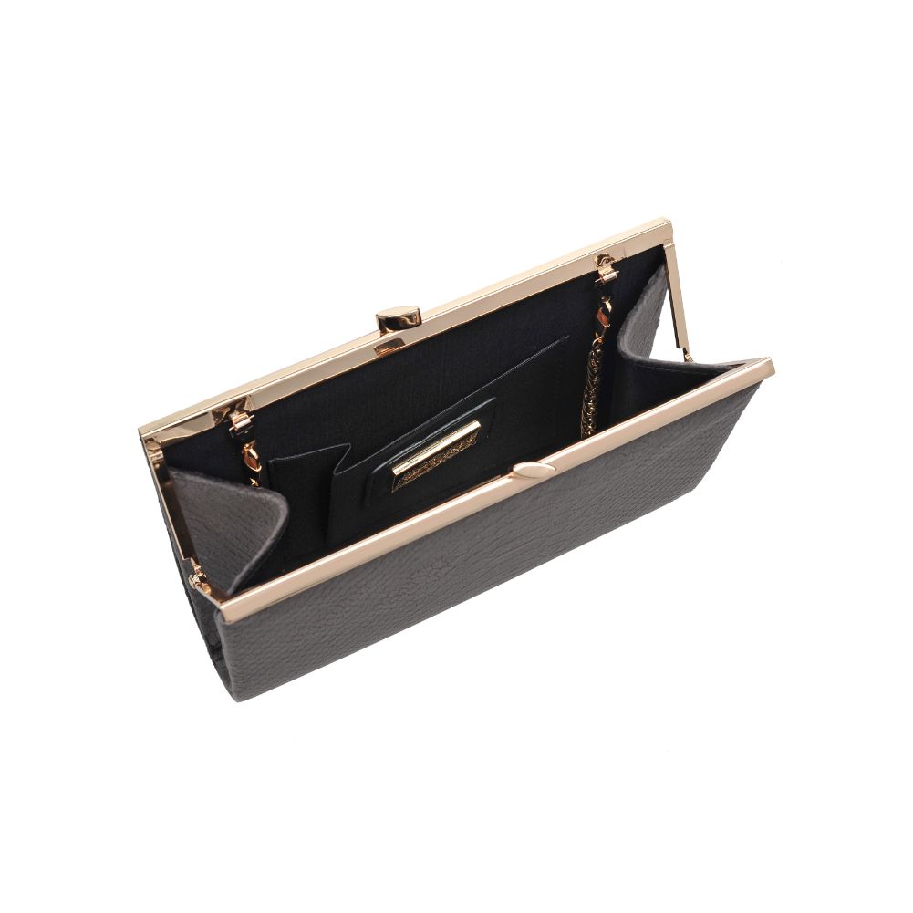 Product Image of Urban Expressions Minx Evening Bag 840611165039 View 4 | Grey