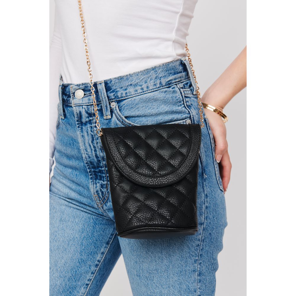 Woman wearing Black Urban Expressions Arlene Crossbody 818209017282 View 4 | Black