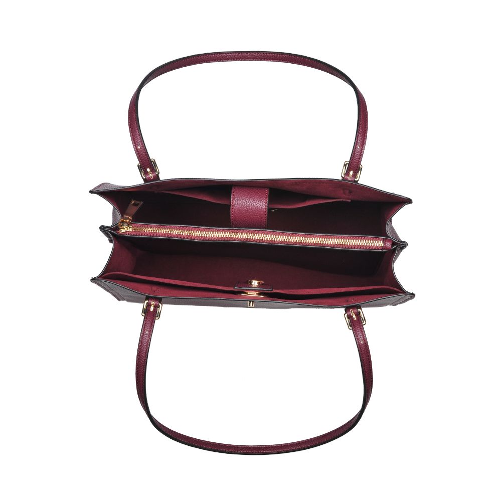 Product Image of Urban Expressions Tanya Tote NA-840611166326 View 4 | Burgundy
