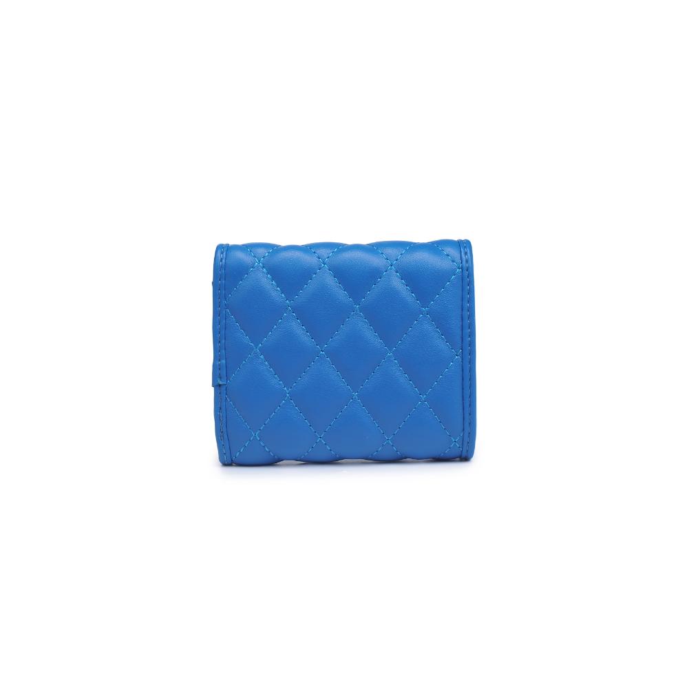 Woman wearing Royal Blue Urban Expressions Shantel - Quilted Wallet 840611121851 View 7 | Royal Blue