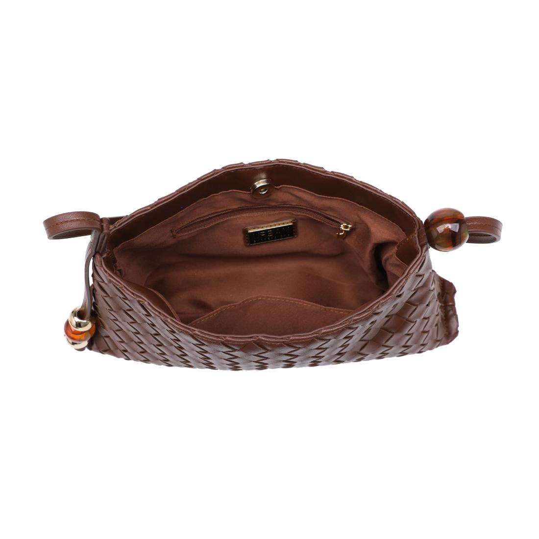 Urban Expressions Romeo Shoulder Bag 840504214011 View 4 | Chocolate