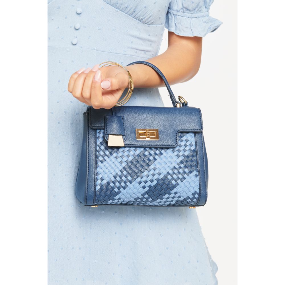 Woman wearing Navy Blue Urban Expressions Marcia Crossbody 840611170385 View 2 | Navy Blue