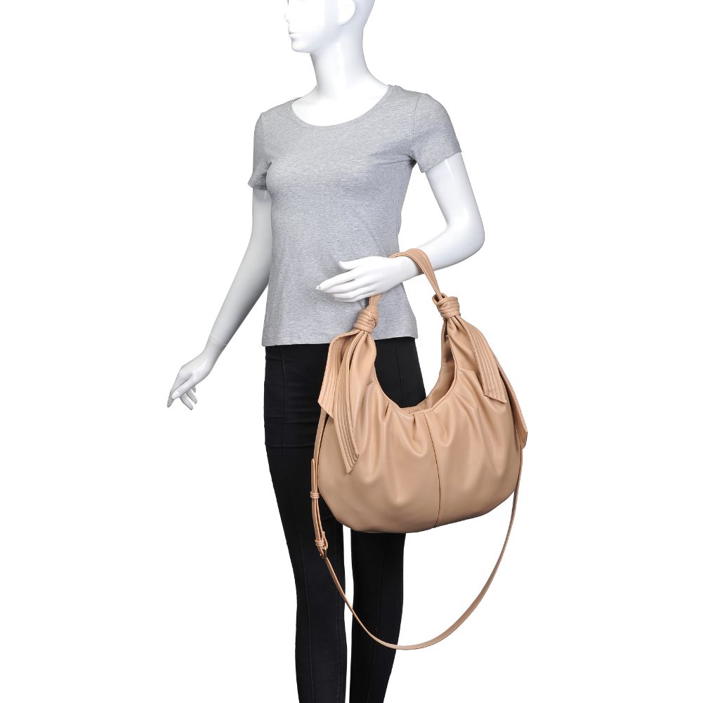 Product Image of Urban Expressions Marcy Hobo 840611174666 View 5 | Almond