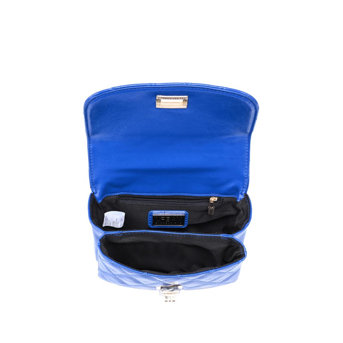 Woman wearing Electric Blue Urban Expressions Leo Crossbody 840504205088 View 9 | Electric Blue