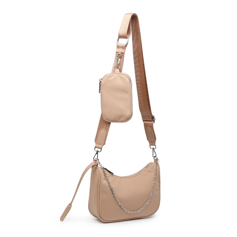Product Image of Urban Expressions Joss - Nylon Crossbody 840611176837 View 6 | Nude