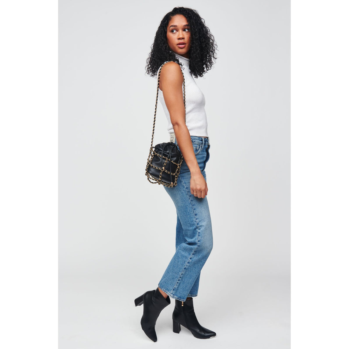 Woman wearing Black Urban Expressions Moira Crossbody 818209012317 View 4 | Black
