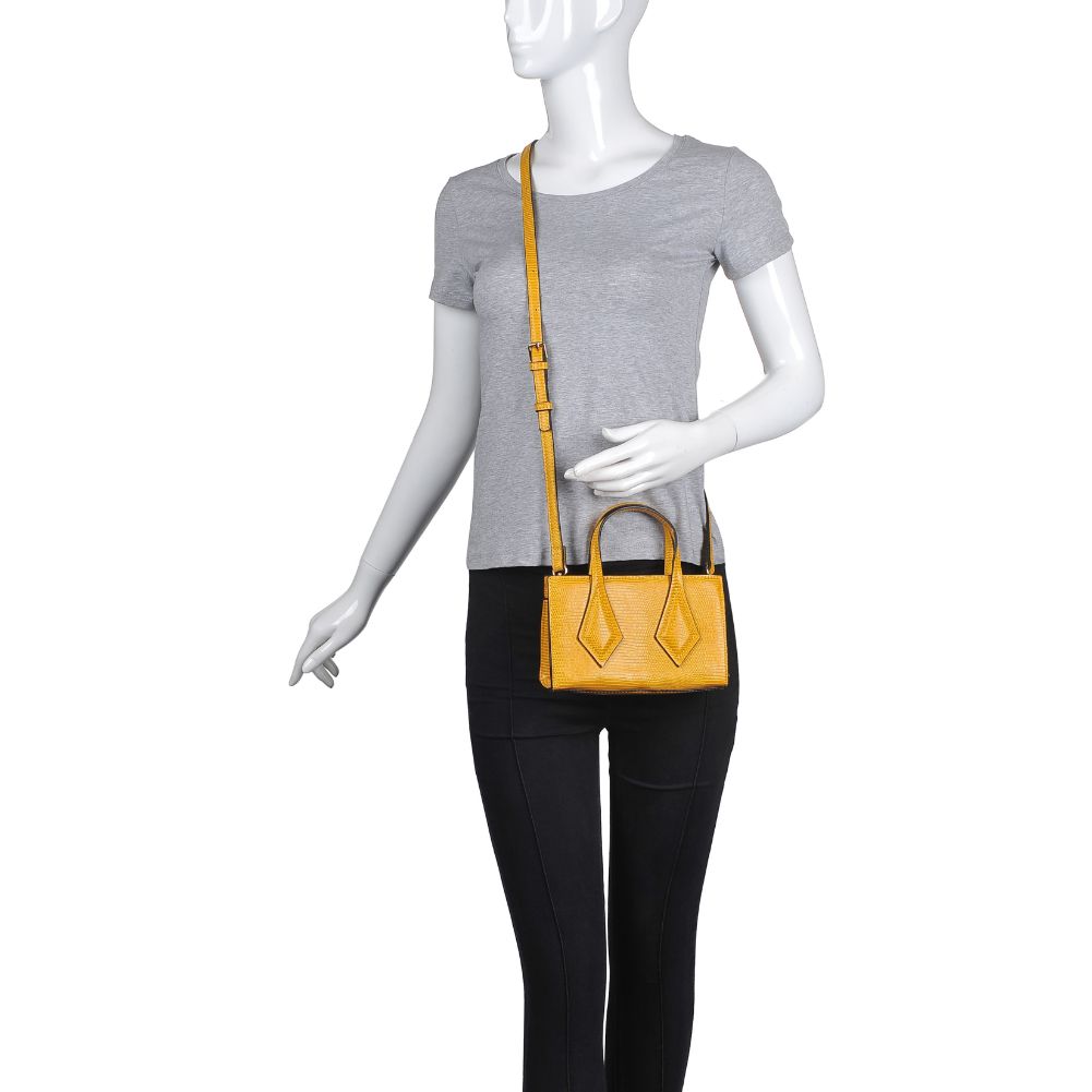 Product Image of Urban Expressions Holland Lizard Mini Bag 840611173638 View 5 | Mustard