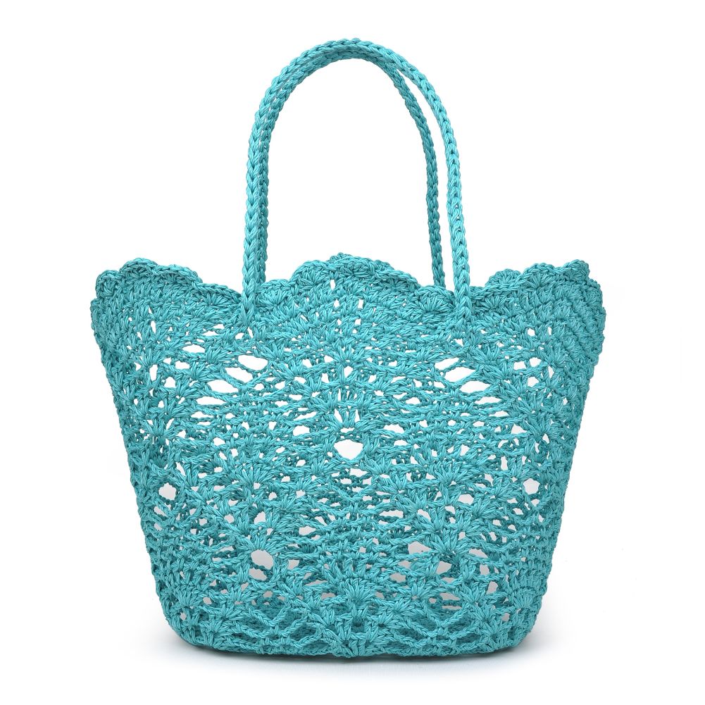 Product Image of Urban Expressions Poppy Tote 840611169563 View 3 | Turquoise