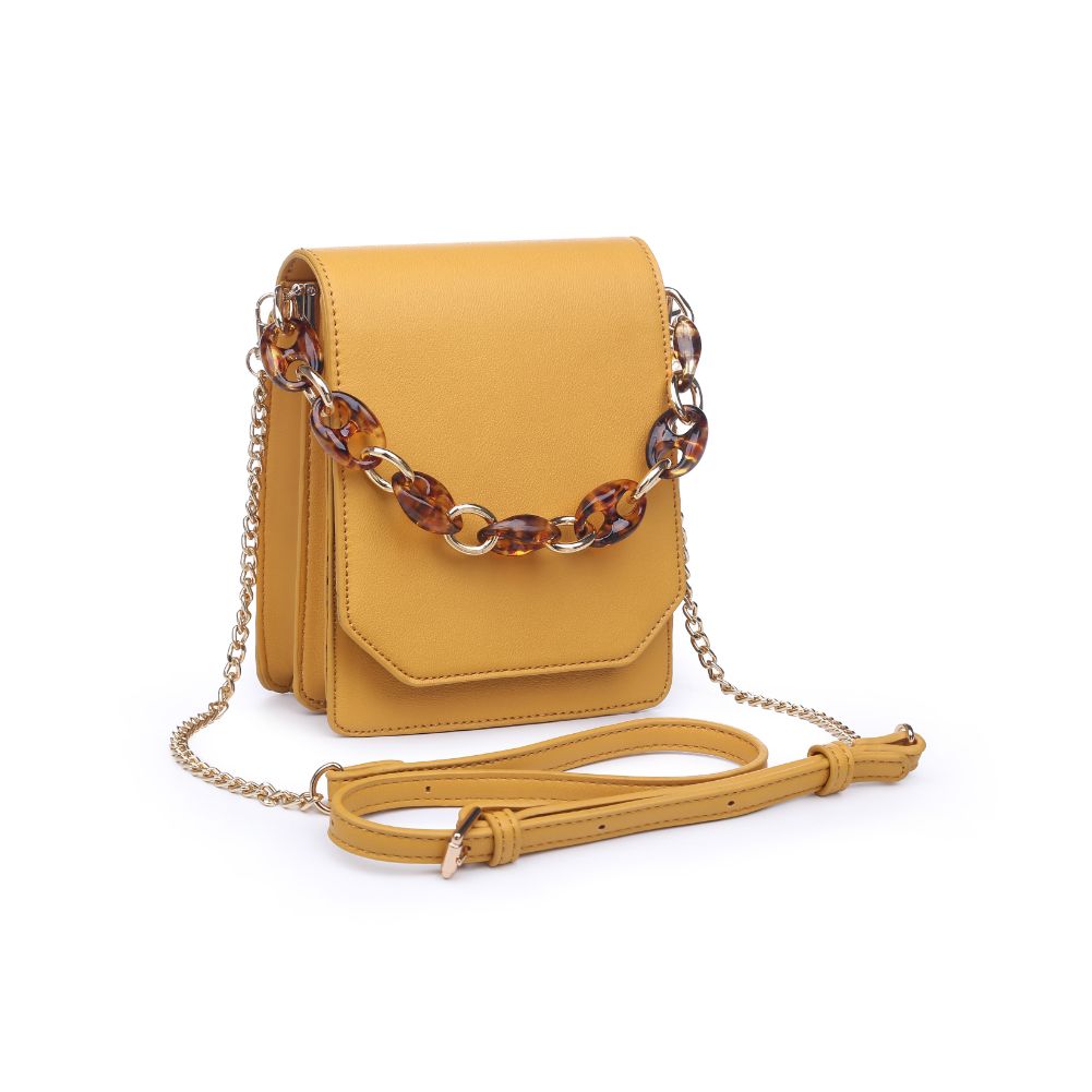 Woman wearing Lemon Urban Expressions Bobbie Crossbody 840611169969 View 6 | Lemon