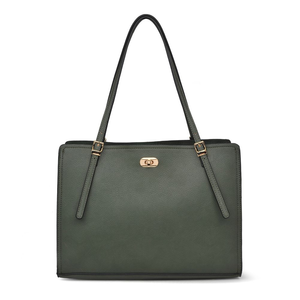 Product Image of Urban Expressions Tanya Tote NA-840611166340 View 1 | Olive