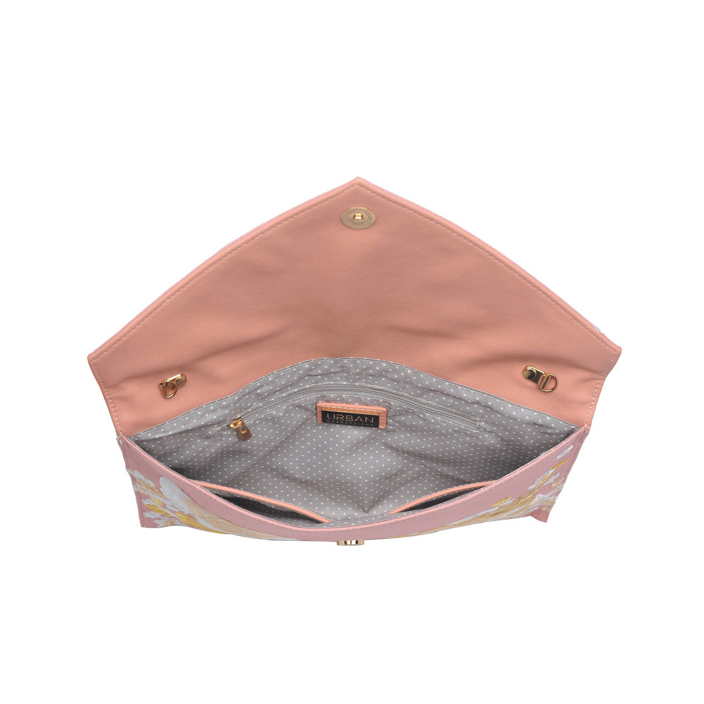 Product Image of Urban Expressions Florina Clutch NA-840611144065 View 4 | Blush