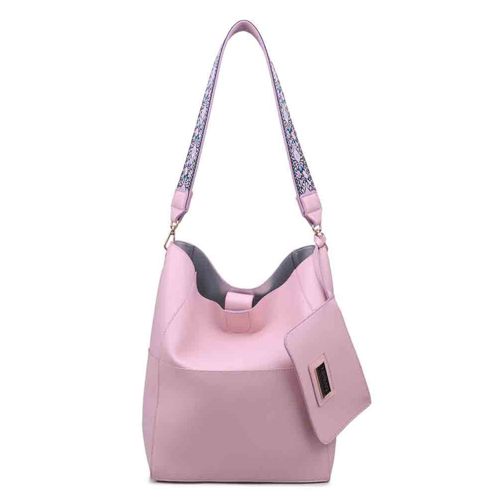 Woman wearing Blush Urban Expressions Colombia Hobo NA-840611127303 View 5 | Blush