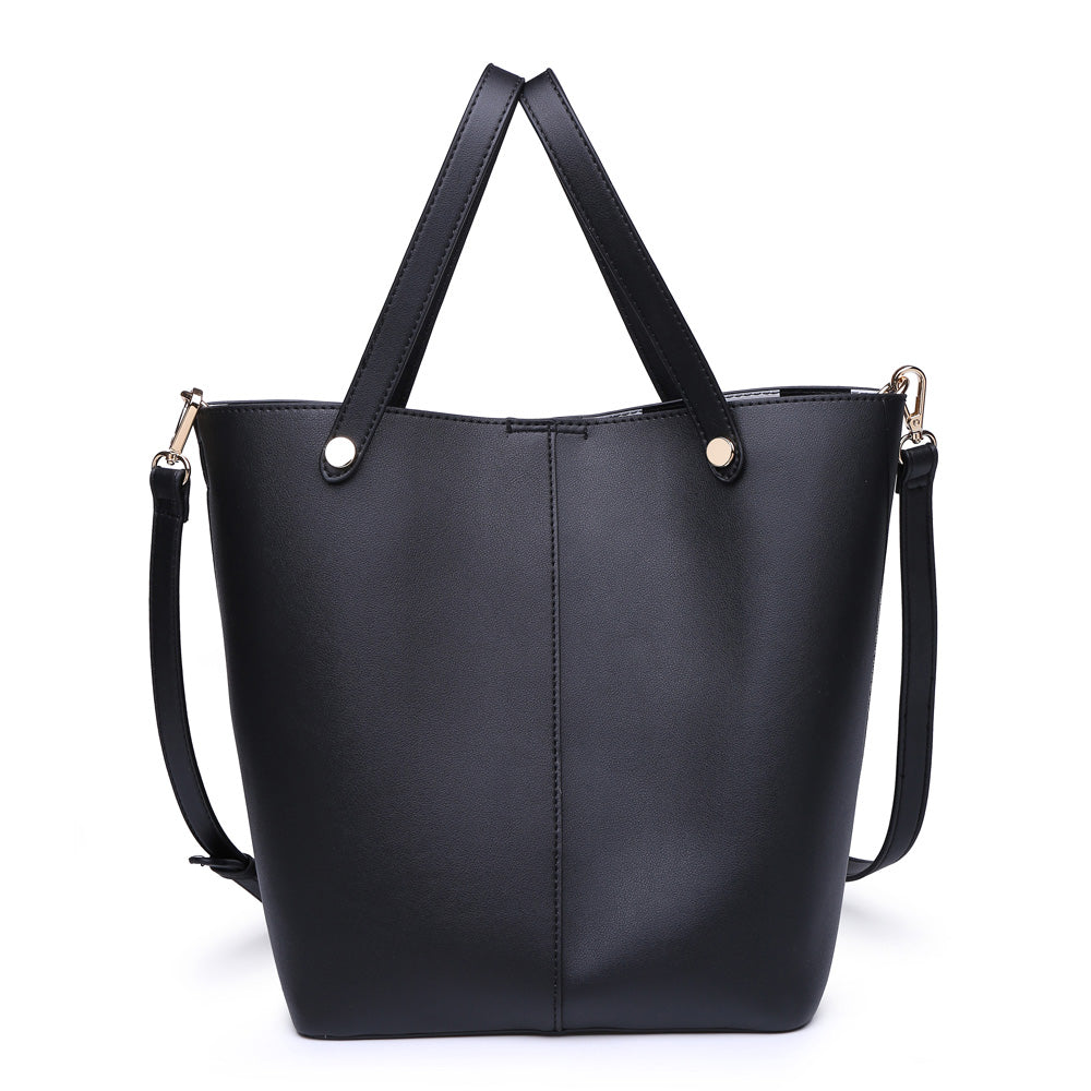 Woman wearing Black Urban Expressions Carolina Tote NA-840611161673 View 7 | Black
