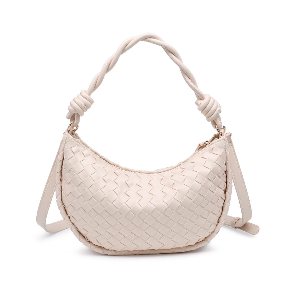 Woman wearing Ivory Urban Expressions Violet Hobo 840504206580 View 7 | Ivory