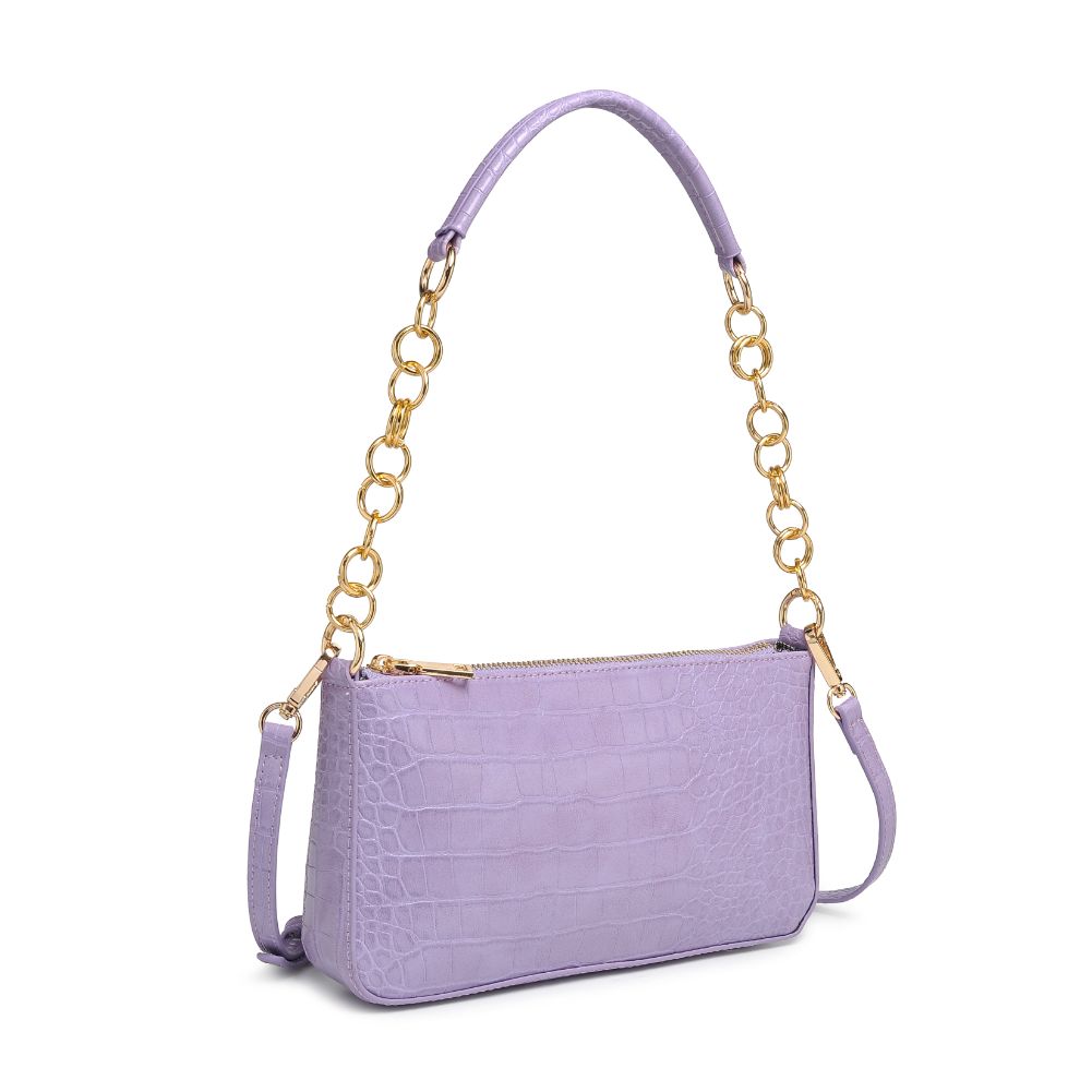 Product Image of Urban Expressions Aster Shoulder Bag 818209015462 View 6 | Lavender