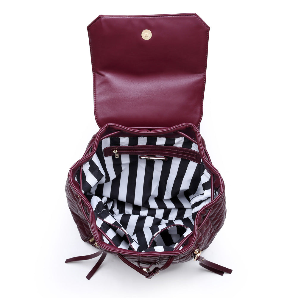 Product Image of Urban Expressions Keeli Backpack NA-840611155405 View 4 | Burgundy