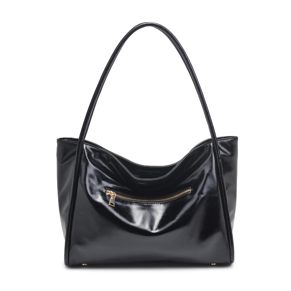 Woman wearing Black Urban Expressions Doris Tote 840611136848 View 7 | Black