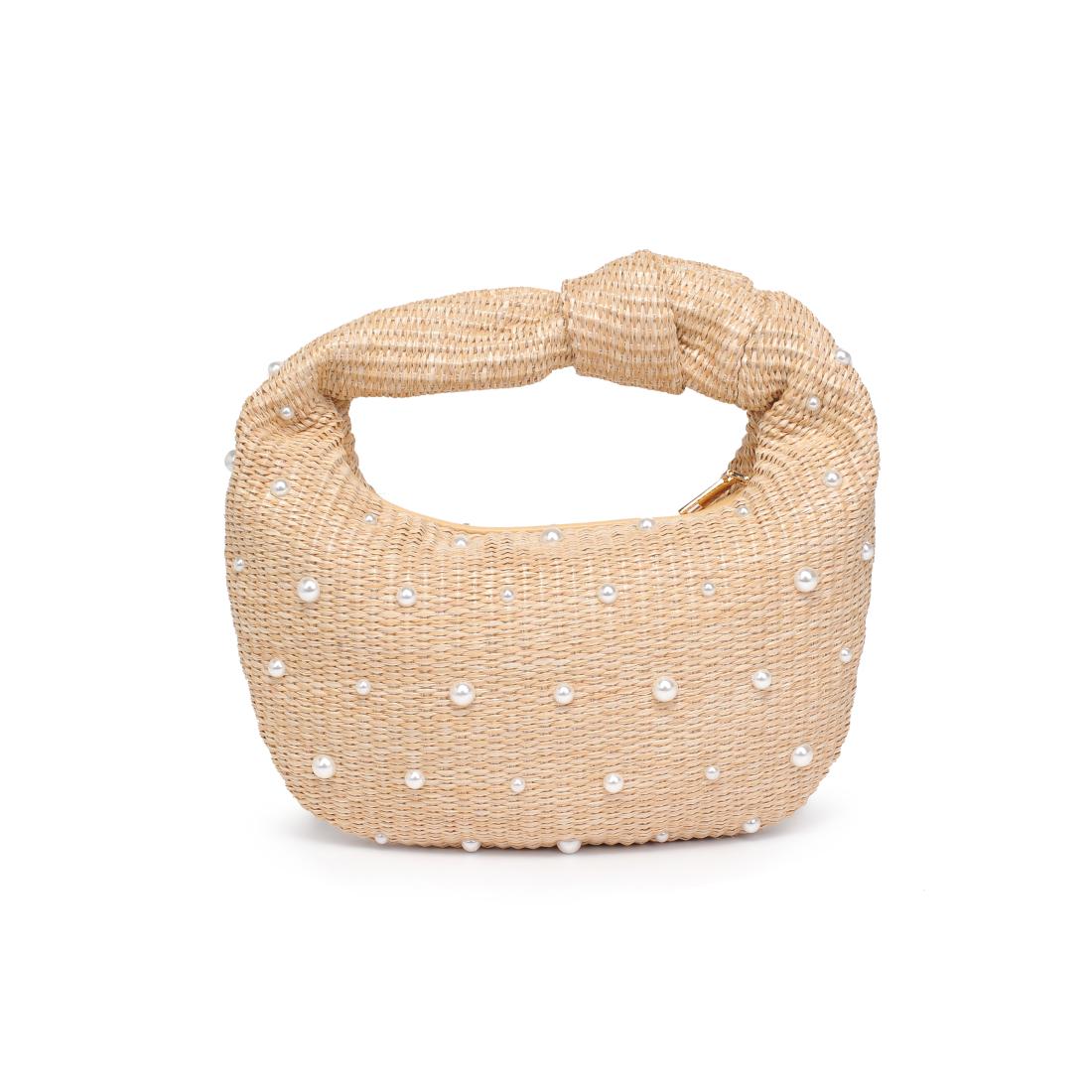 Product Image of Urban Expressions Tracy - Pearls Clutch 840611141644 View 7 | Natural