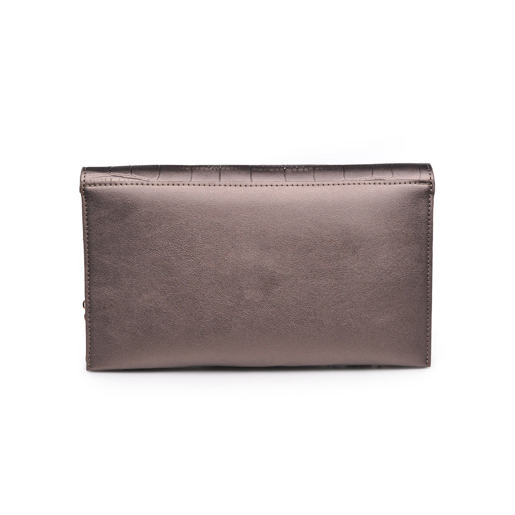 Product Image of Urban Expressions Estelle Clutch NA-840611156693 View 3 | Pewter