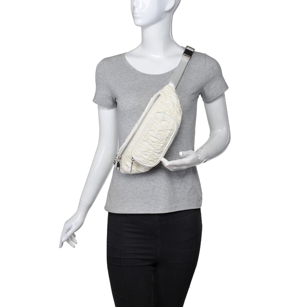 Product Image of Urban Expressions Phebbs Belt Bag 840611126245 View 5 | Ivory