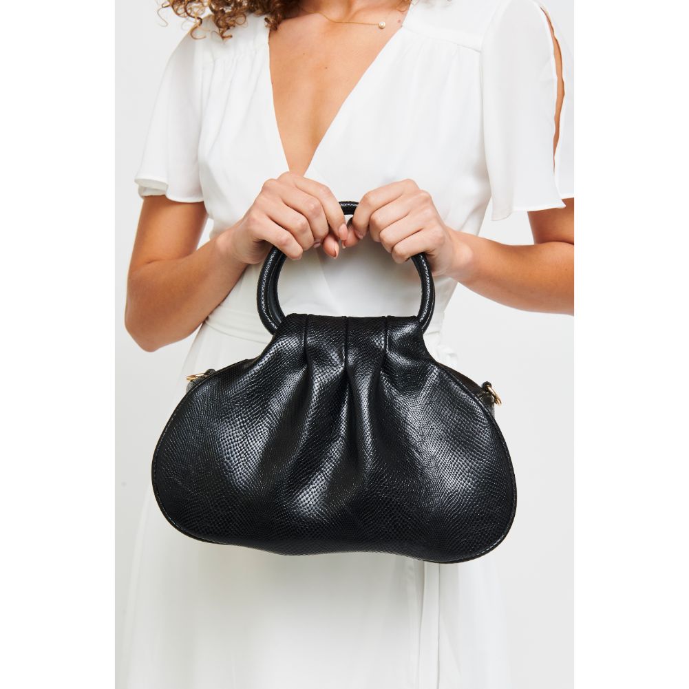 Woman wearing Black Urban Expressions Bao Crossbody 840611180872 View 4 | Black