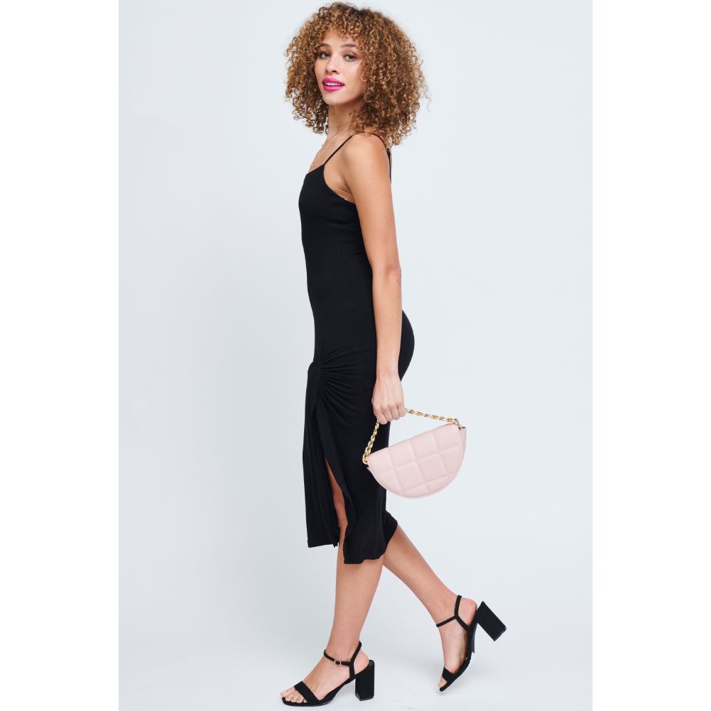 Woman wearing Rose Water Urban Expressions Natalie Crossbody 840611178626 View 4 | Rose Water