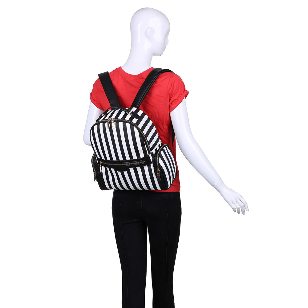 Product Image of Urban Expressions Laurel Backpack 840611161178 View 5 | Black