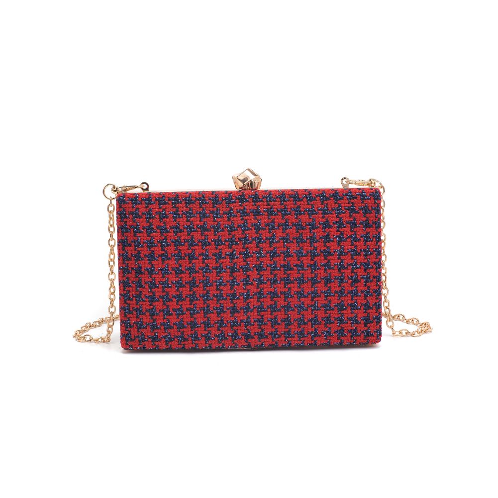 Woman wearing Red Urban Expressions Rosa Evening Bag 840611114235 View 5 | Red