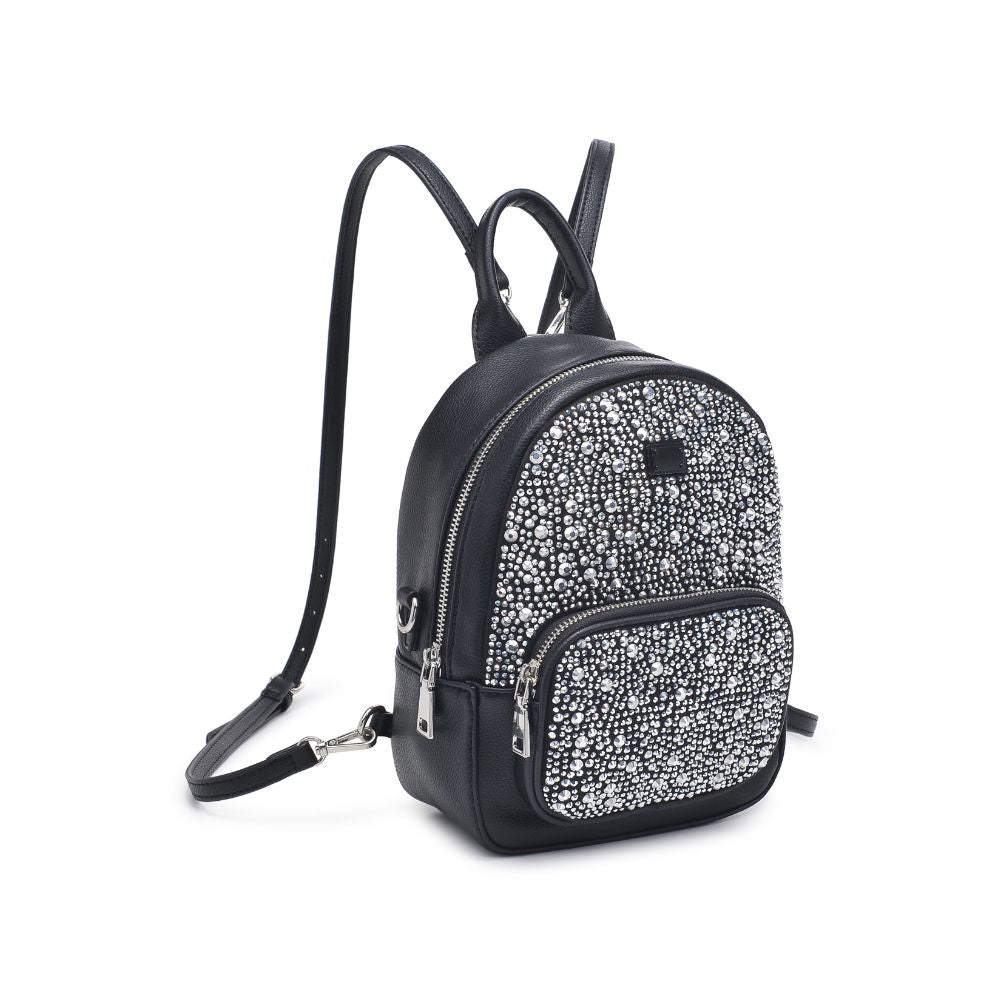 Woman wearing Black Urban Expressions Marlo Backpack 840611114242 View 6 | Black
