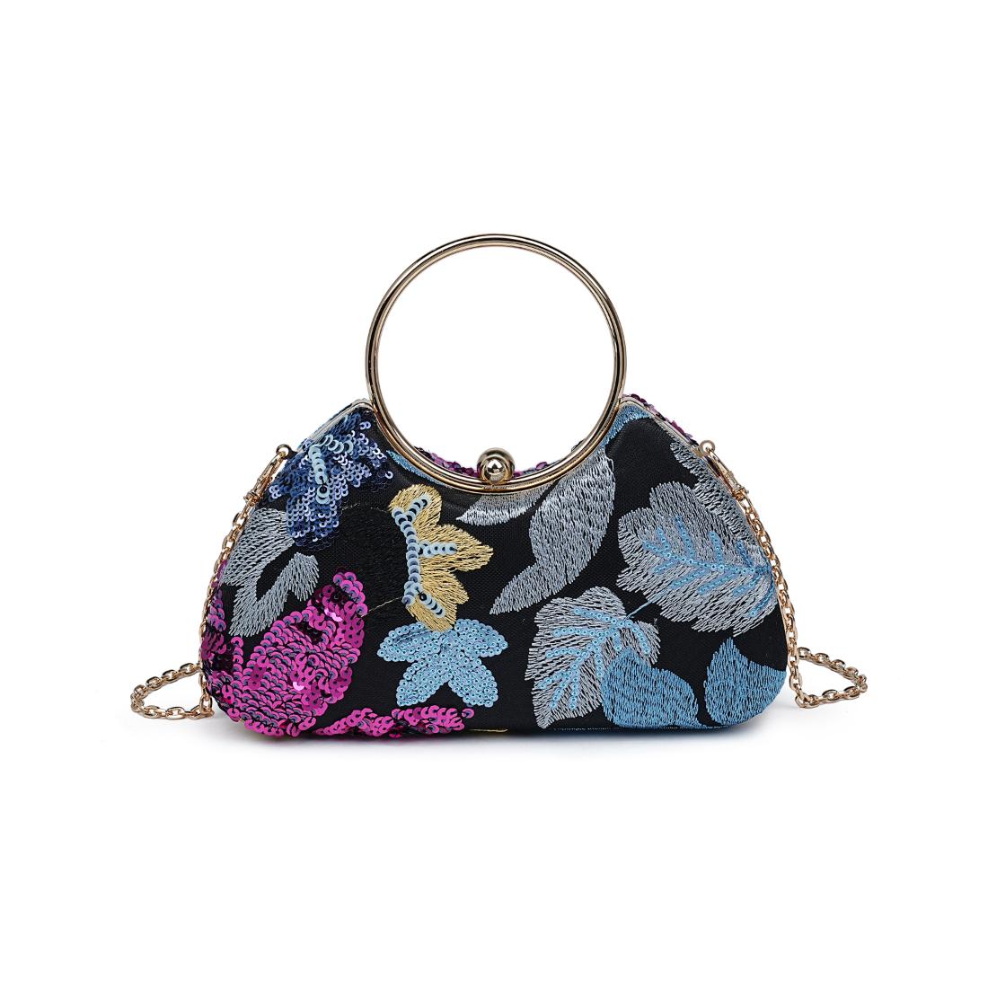 Product Image of Urban Expressions Phoebe Evening Bag 840611199454 View 7 | Black Multi
