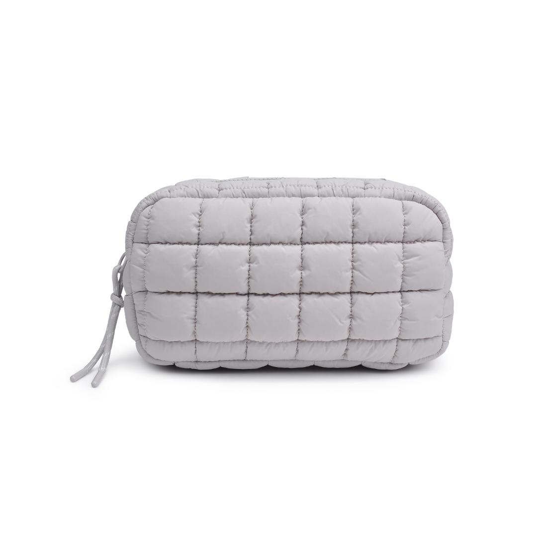 Urban Essentials Cloud Nine - Puffer Cosmetic & Travel Organizer Pouch 840611143822 View 5 | Dove Grey