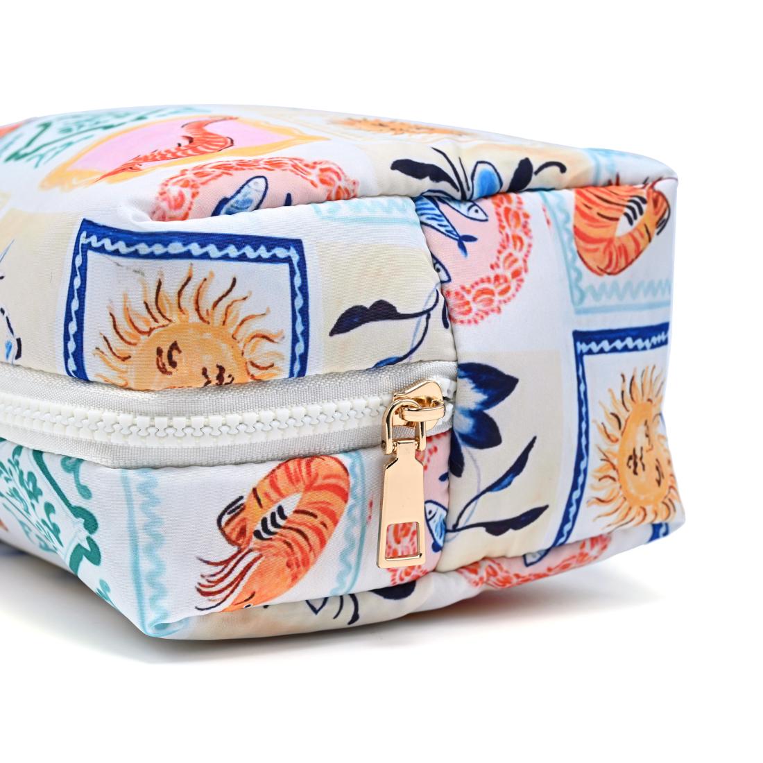 Urban Essentials Amalfi Escape Cosmetic & Travel Organizer Pouch 840504207372 View 8 | Positano