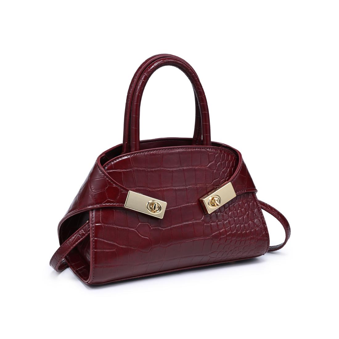 Urban Expressions Fable - Croco Crossbody 840504215131 View 2 | Burgundy