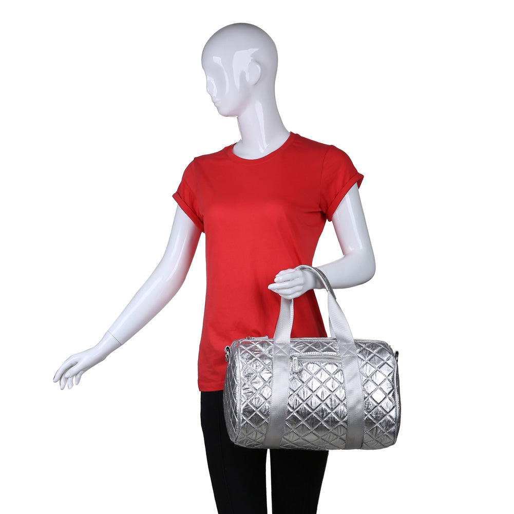 Product Image of Urban Expressions Barre Duffel NA-840611155016 View 5 | Silver