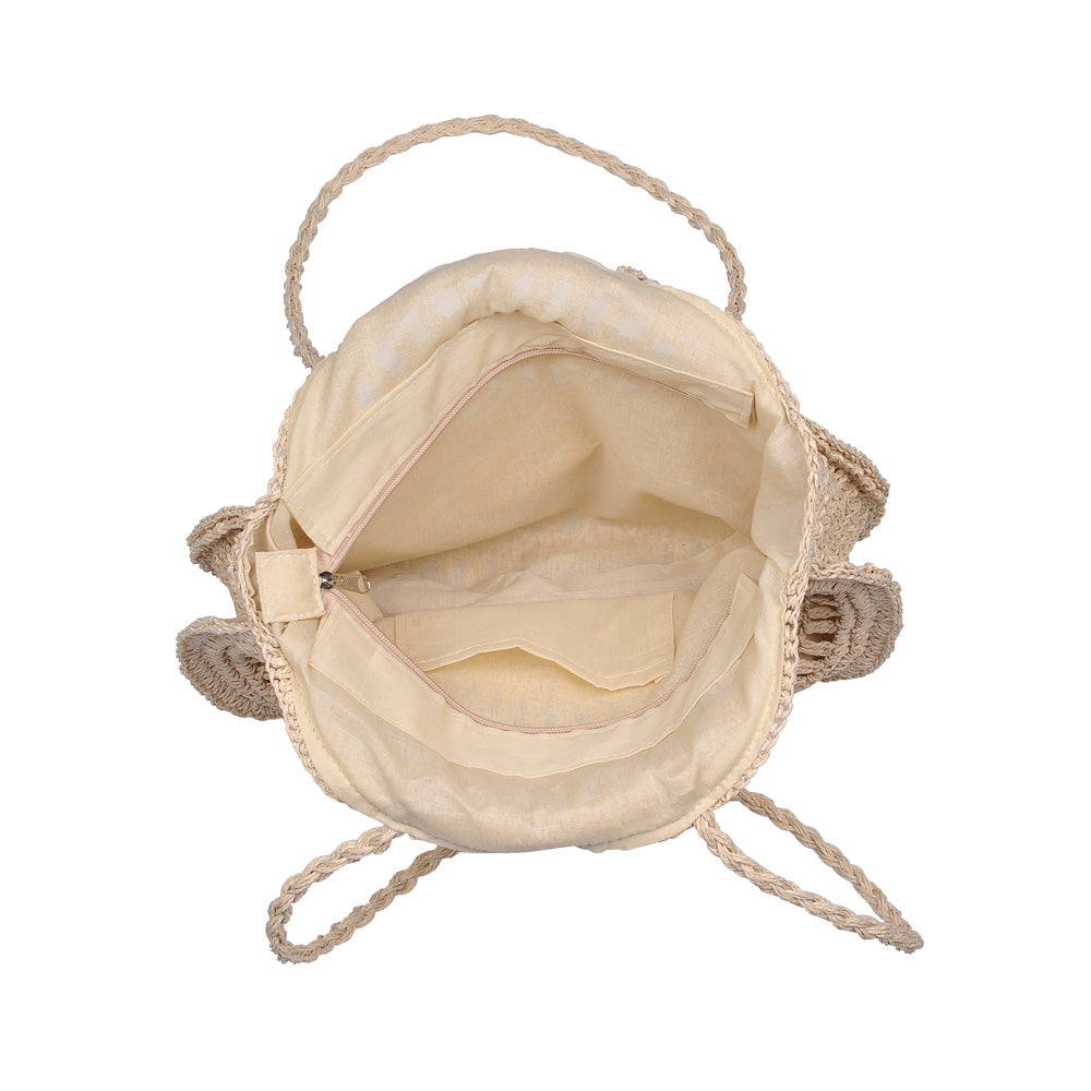 Product Image of Urban Expressions Antiqua Tote 840611162182 View 4 | Cream
