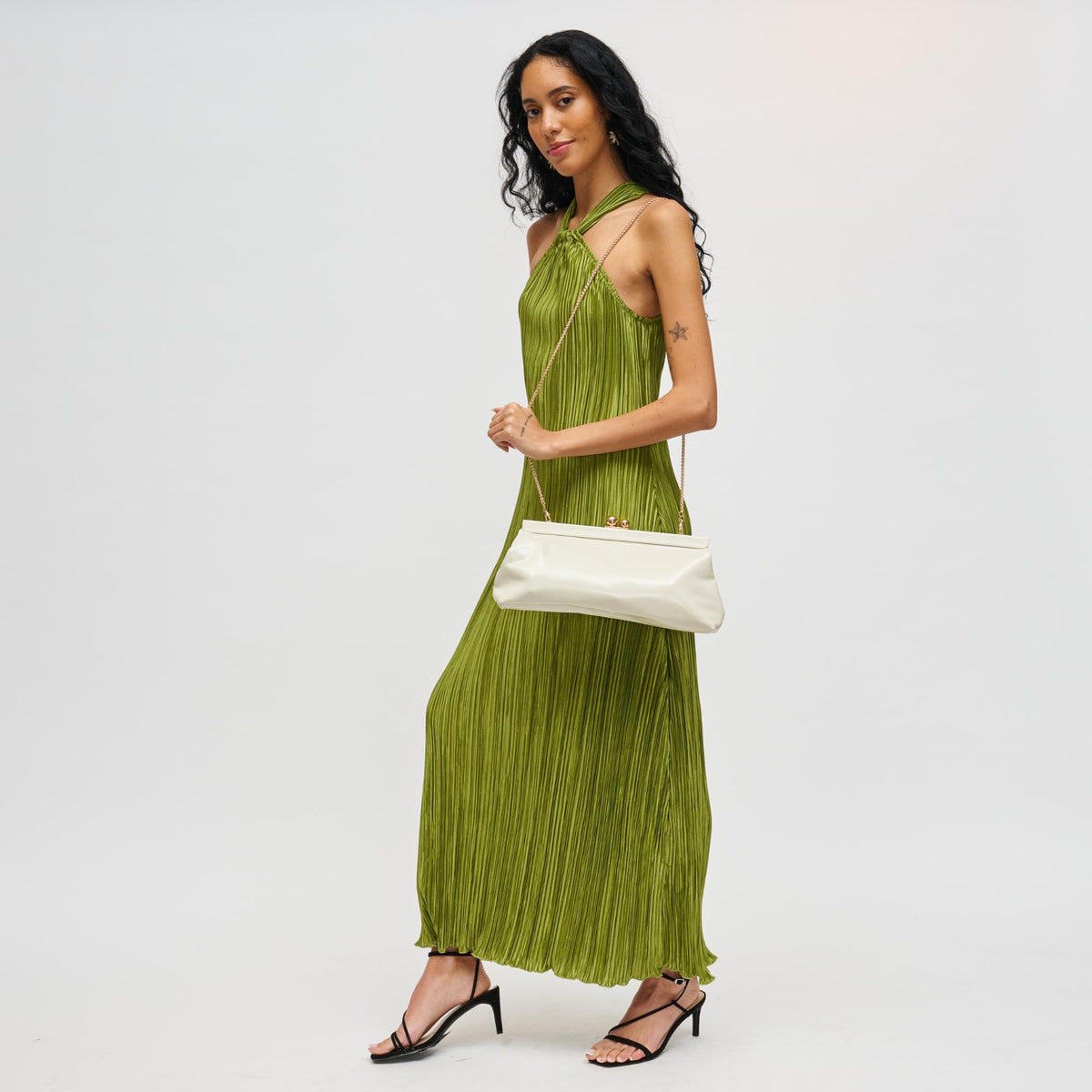 Woman wearing Bone Urban Expressions Joplin - Kisslock Clutch 840504200809 View 2 | Bone