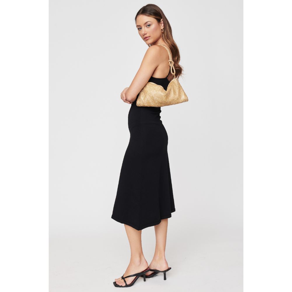 Woman wearing Gold Urban Expressions Paris Evening Bag 840611102317 View 4 | Gold