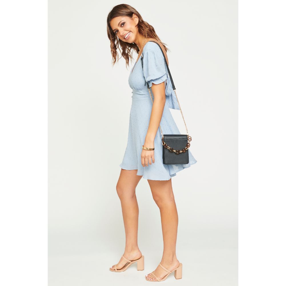Woman wearing Black Urban Expressions Bobbie Crossbody 840611169914 View 4 | Black