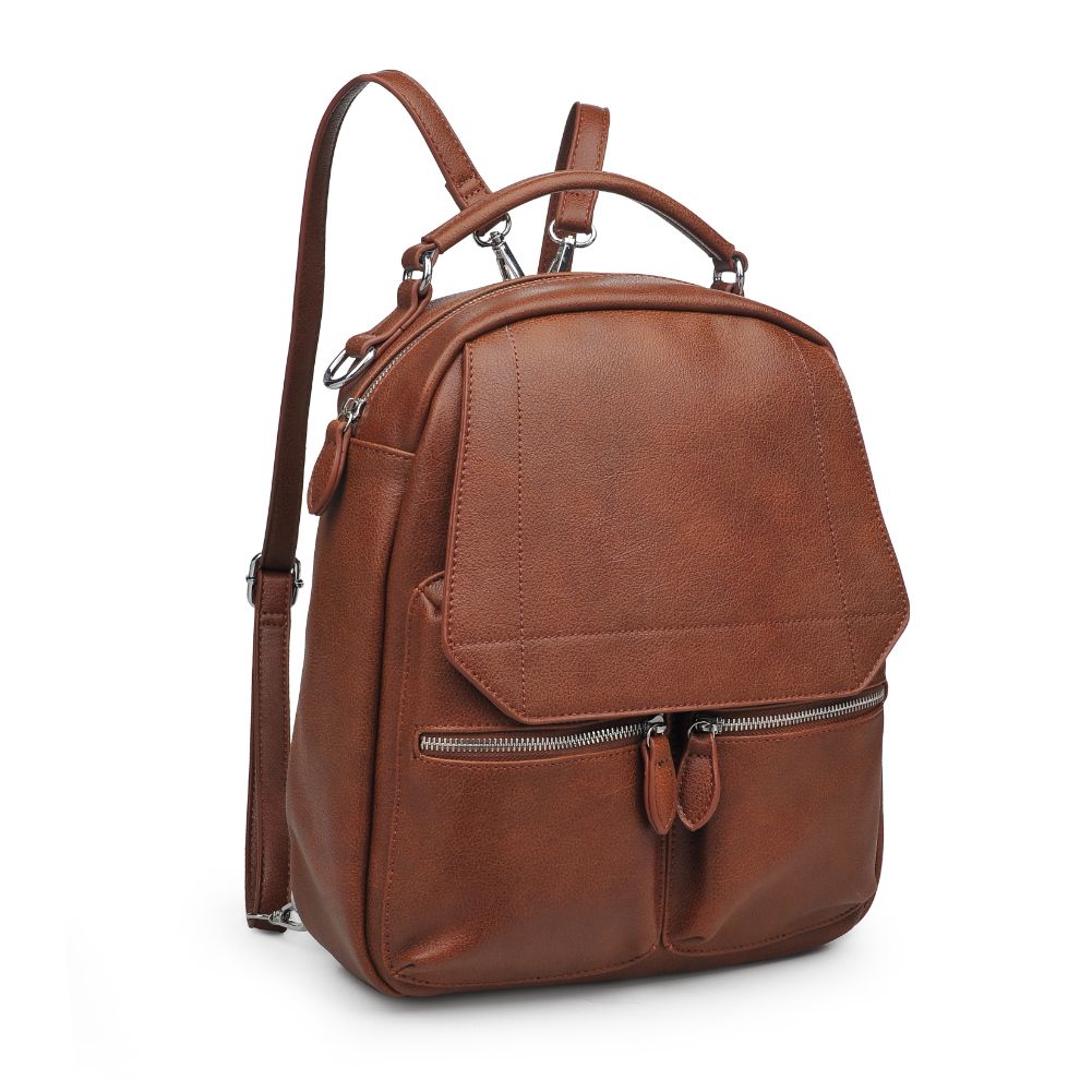 Product Image of Urban Expressions Enzo Backpack NA-840611166197 View 2 | Cognac