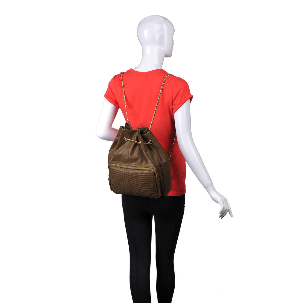Product Image of Urban Expressions Farrah Backpack NA-840611153685 View 5 | Olive