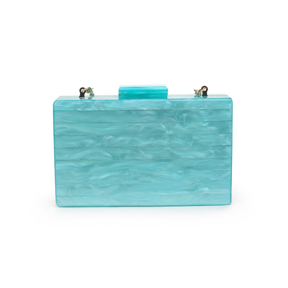 Product Image of Urban Expressions Ariel Evening Bag 840611171344 View 3 | Turquoise