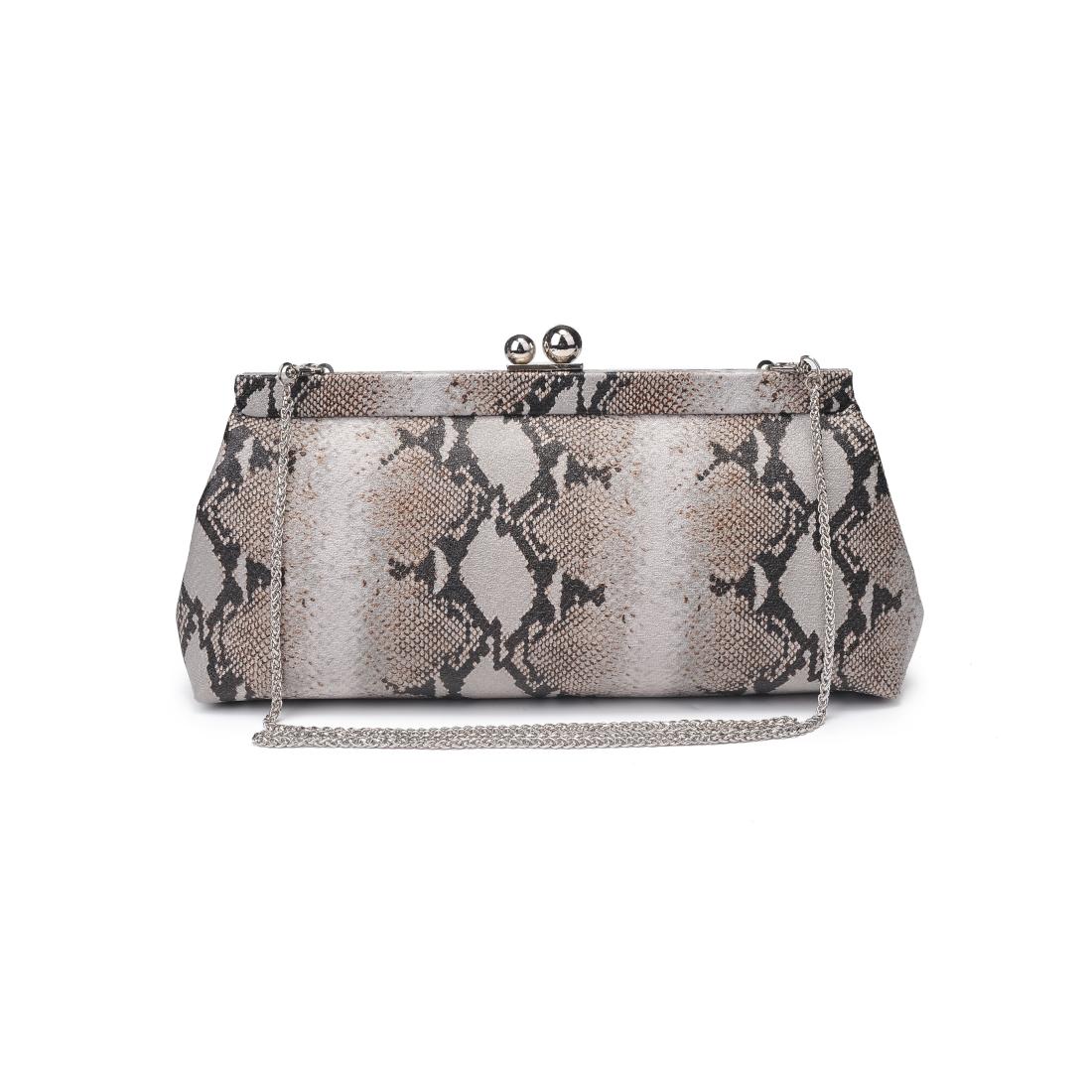 Product Image of Urban Expressions Joplin - Kisslock Clutch 840504200762 View 7 | Grey Multi