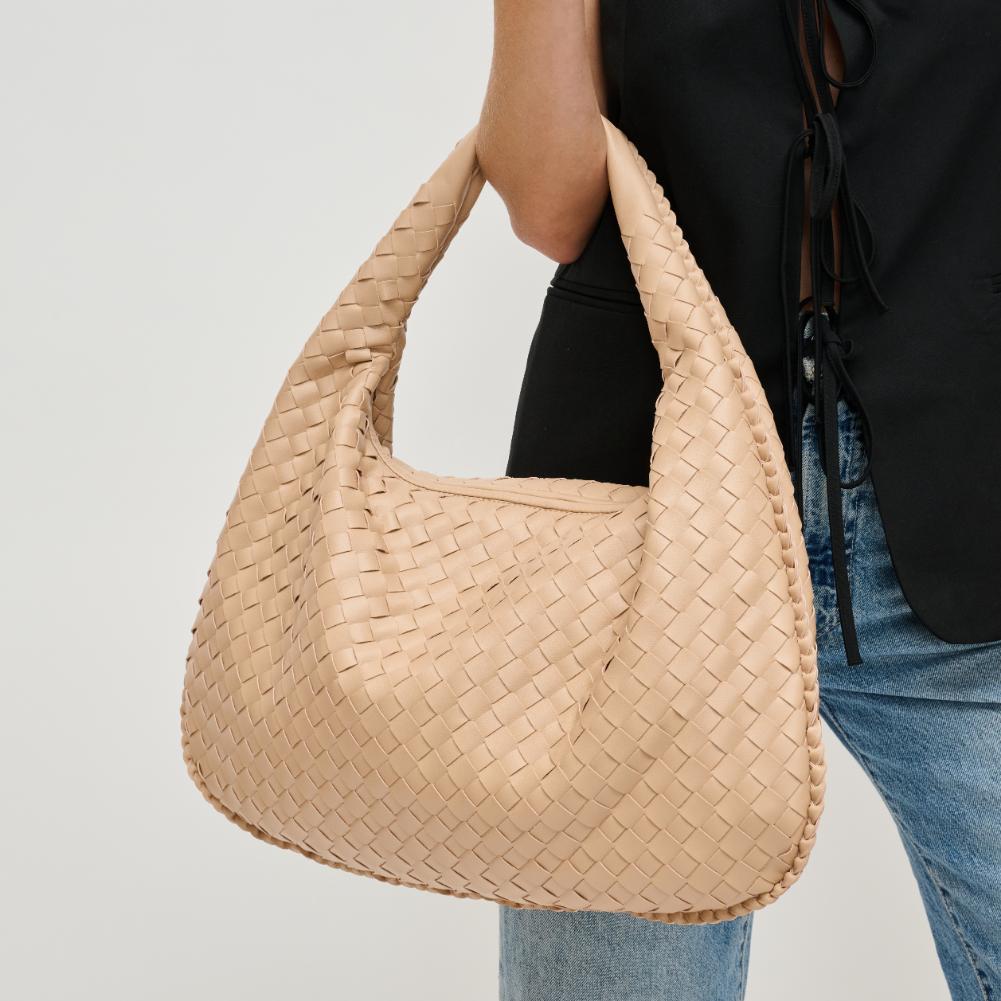 Woman wearing Natural Urban Expressions Victoria Hobo 840611140838 View 4 | Natural
