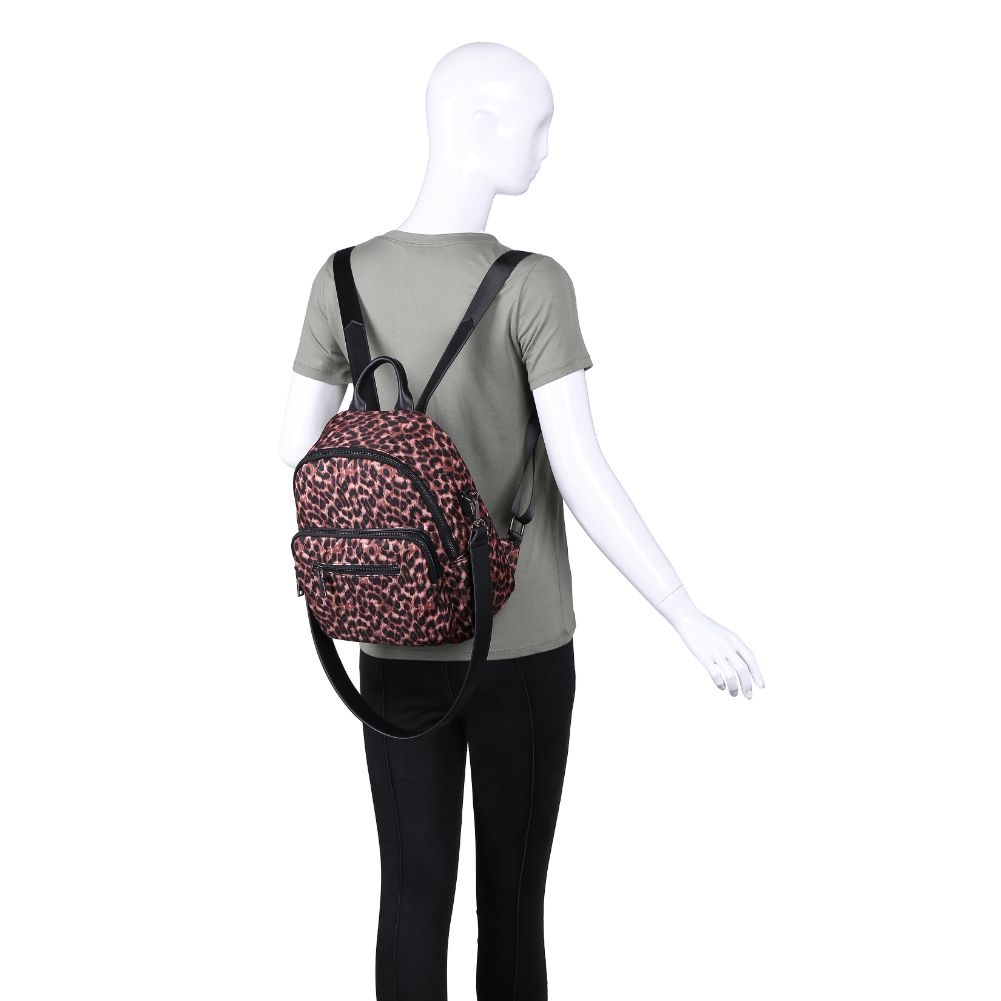 Product Image of Urban Expressions Ariana Backpack 840611163516 View 5 | Leopard
