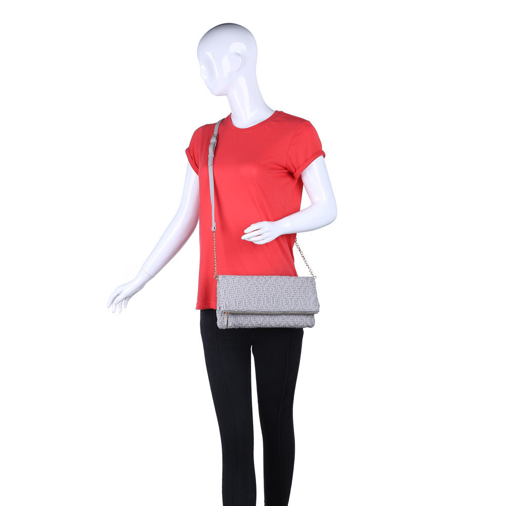 Product Image of Urban Expressions Rooney Clutch NA-840611161420 View 5 | Grey