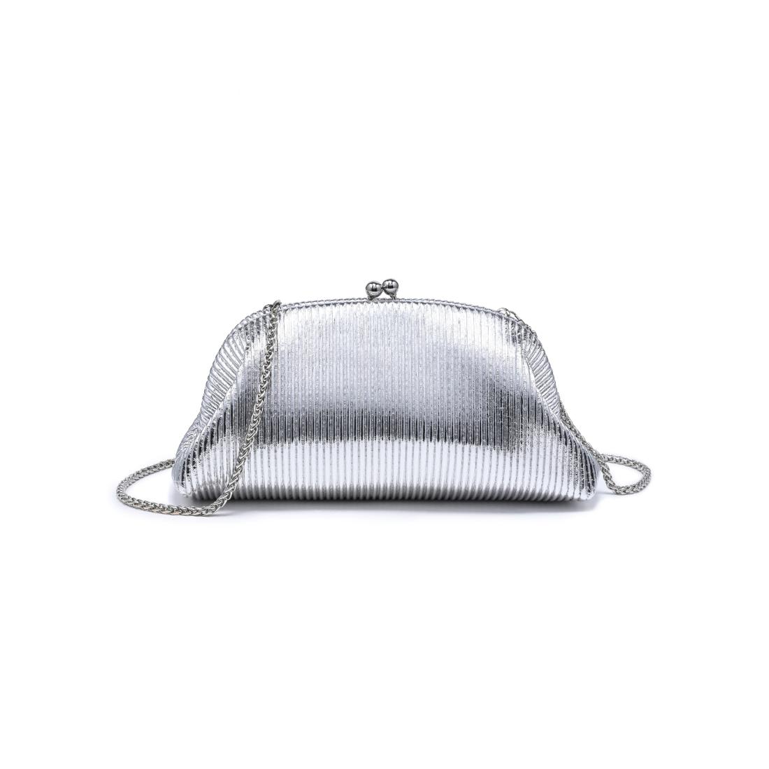 Urban Expressions Coraline Clutch 840504215025 View 1 | Silver