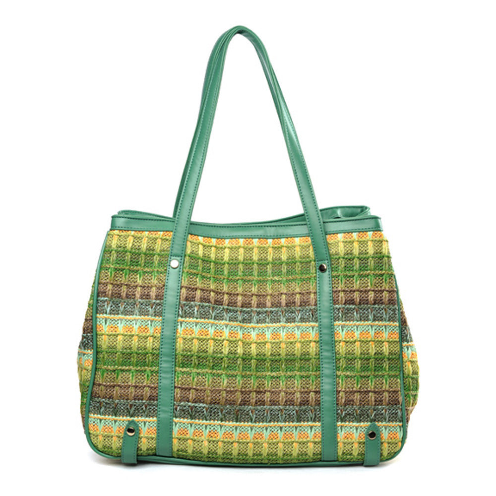 Product Image of Urban Expressions Journey Tote 840611111227 View 5 | Green Multi