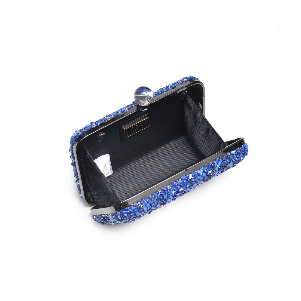 Woman wearing Midnight Urban Expressions Penelope Evening Bag 840611114105 View 9 | Midnight