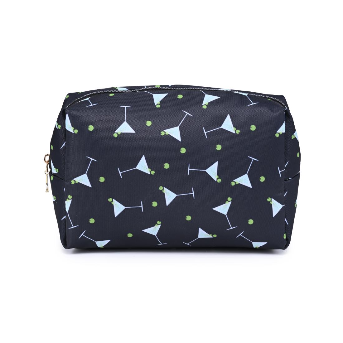 Urban Essentials Martini Moment Cosmetic & Travel Organizer Pouch 840504210112 View 5 | Black