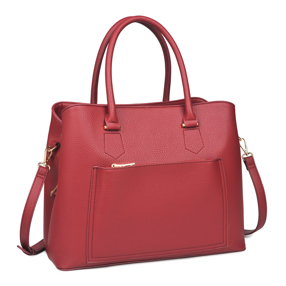 Product Image of Urban Expressions Leighton Satchel NA-840611151094 View 2 | Red